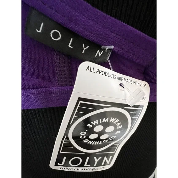 Jolyn Bikini Swim Top Vent Small Purple (Grape)‎ New with tags - Picture 3 of 5